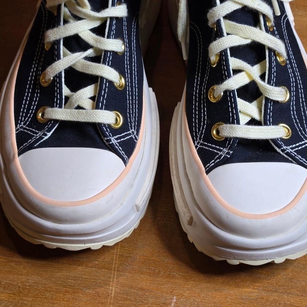 Converse Run Star Legacy Valentines Platform Women Size 8.5 Gold Chain Shoes - Picture 7 of 16